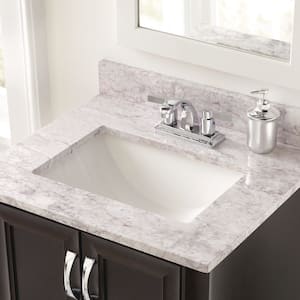 Faucet Hole Spacing (in.): 4 in. Faucet Hole Spacing