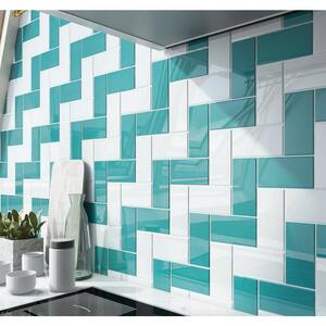 Teal in Glass Tile