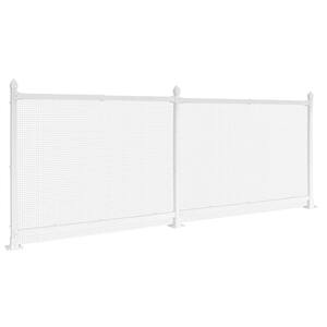 White in Vinyl Fence Panels
