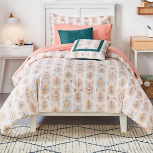 Lane Medallion Bed in a Bag Comforter Set with Sheets and Decorative Pillows