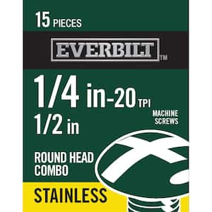 Screw Length: 1/2 in