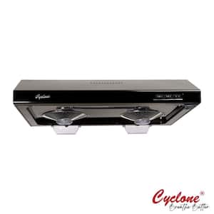 Black in Under Cabinet Range Hoods