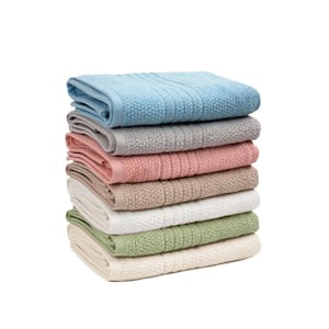 Softee 6-Piece Solid Cotton Bath Towel Set