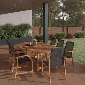 Number of Pieces: 9-Piece in Patio Dining Sets