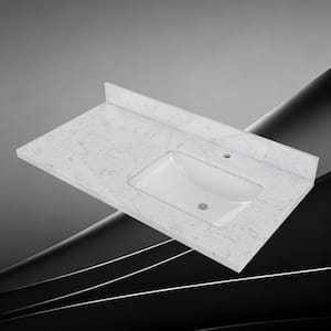 Single Sink in Bathroom Vanity Tops