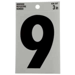 Number/Letter Height (in.): 3 in