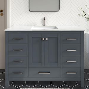 Popular Vanity Widths: 48 Inch Vanities in Bathroom Vanities with Tops