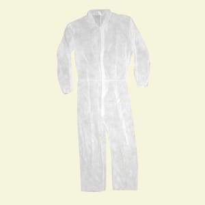 Coverall with Elastic Back & Wrists