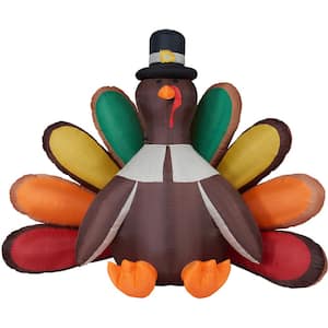 Inflatable in Outdoor Fall Decorations
