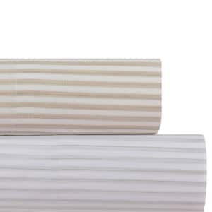 Palmoa Striped 200-Thread Count Cotton Sheet Set