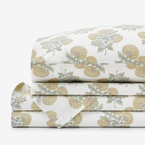 Company Cotton Marigold Twill Multi Cotton Sheet Set