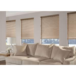 Slat/vane width (in.): 2.5 in in Faux Wood Blinds