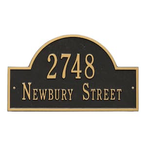 Black in Address Plaques