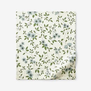 Company Cotton Remi Ditsy Floral Cotton Percale Flat Sheet