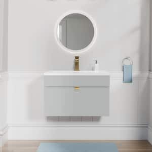 Floating in Bathroom Vanities with Tops