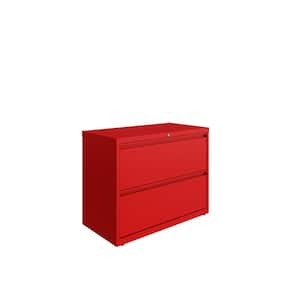 Red in File Cabinets