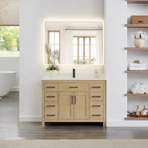 Single Sink in Bathroom Vanities with Tops