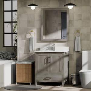 Single Sink in Bathroom Vanities with Tops