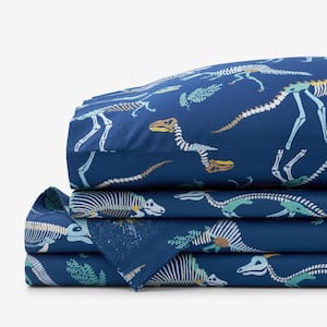 Company Kids Dinoland Multi Organic Cotton Percale Sheet Set