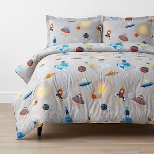 Company Kids Space Organic Cotton Percale Comforter Set