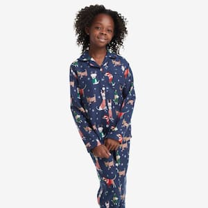 Company Cotton Family Flannel Unisex Button Down Pajama Set