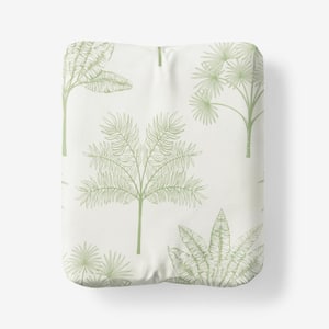 Company Cotton Tulum Forest Botanical Cotton Percale Fitted Sheet
