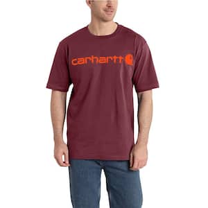 Men's Cotton/Polyester Signature Logo Short Sleeve Midweight Jersey T-Shirt K195