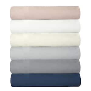 Brushed Solid Color 200-Thread Count Cotton Percale Sheet Set