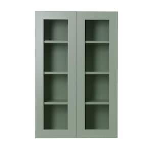 Green in Assembled Kitchen Cabinets