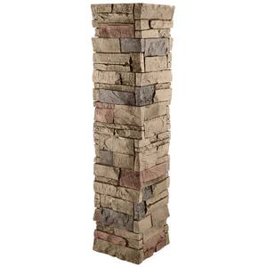 Column Wrap in Faux Stone Siding