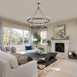 Chandelier Size: Oversized (>34in. wide)