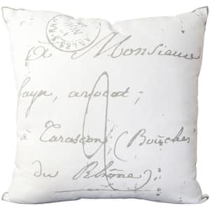 Assignat Graphic Polyester 18 in. x 18 in. Throw Pillow