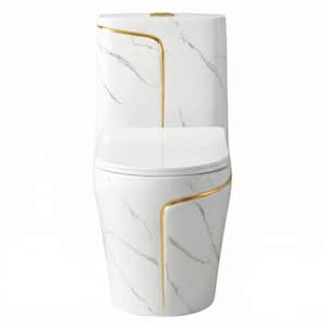 Chair Height in One Piece Toilets