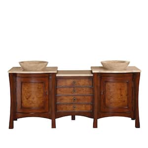Popular Vanity Widths: 72 Inch Vanities in Bathroom Vanities with Tops