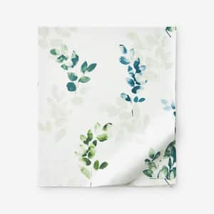 Legends Hotel Deco Leaf Sateen Flat Sheet