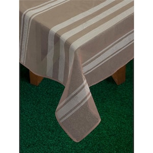 Striped tablecloths