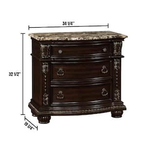 Number of Drawers: 3 drawer