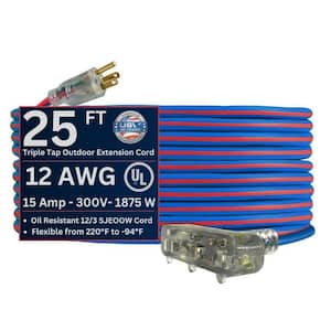 Cord Length (ft.): 25 ft in General Purpose Cords