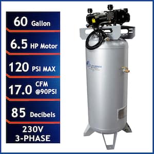 60 Gal.: Compressor Tank Capacity (Gal.)