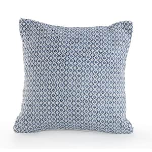 Diamond Geometric Hypoallergenic Polyester 18 in. x 18 in. Throw Pillow