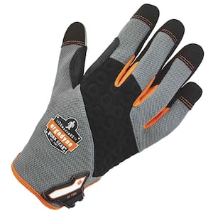 Gray Heavy-Duty Utility Gloves