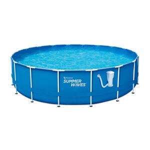 18 foot above ground pool water volume