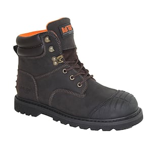 Men's Crazy Horse 6'' Work Boots - Steel Toe