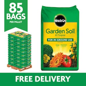 Fruits & Vegetables in Garden Soil