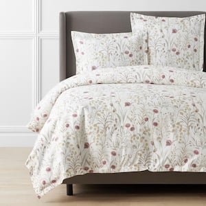 Legends Hotel Thistle Flower Wrinkle-Free Sateen Duvet Cover