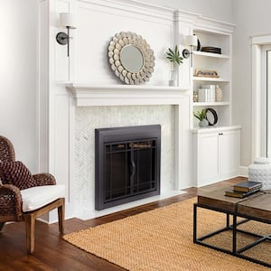 Black in Fireplace Doors