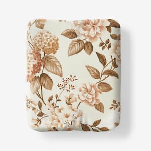 Legends Hotel Blooming Flowers Wrinkle-Free Sateen Fitted Sheet