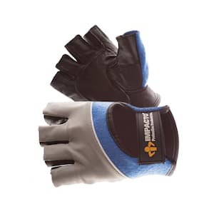 Impacto Half-Finger Gel Work Gloves