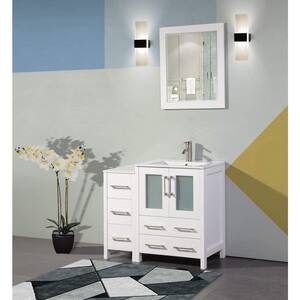 36 Inch Vanities - White - Bathroom Vanities with Tops - Bathroom ...