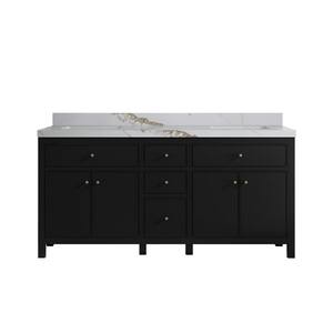 Popular Vanity Widths: 72 Inch Vanities in Bathroom Vanities with Tops
